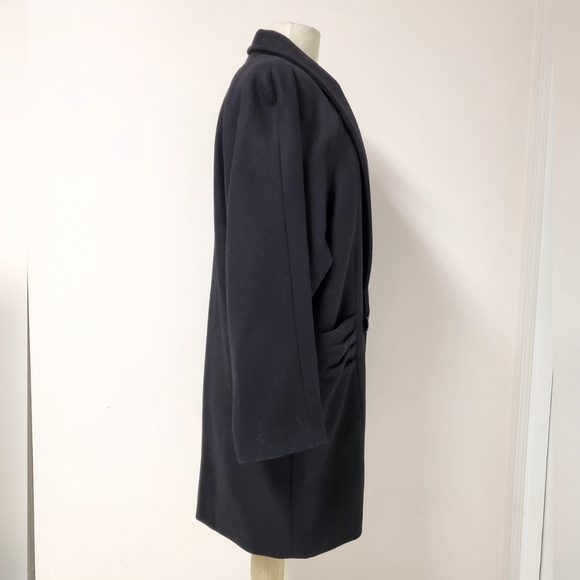 Vintage 80s Black Winter Coat - Picture 4 of 5